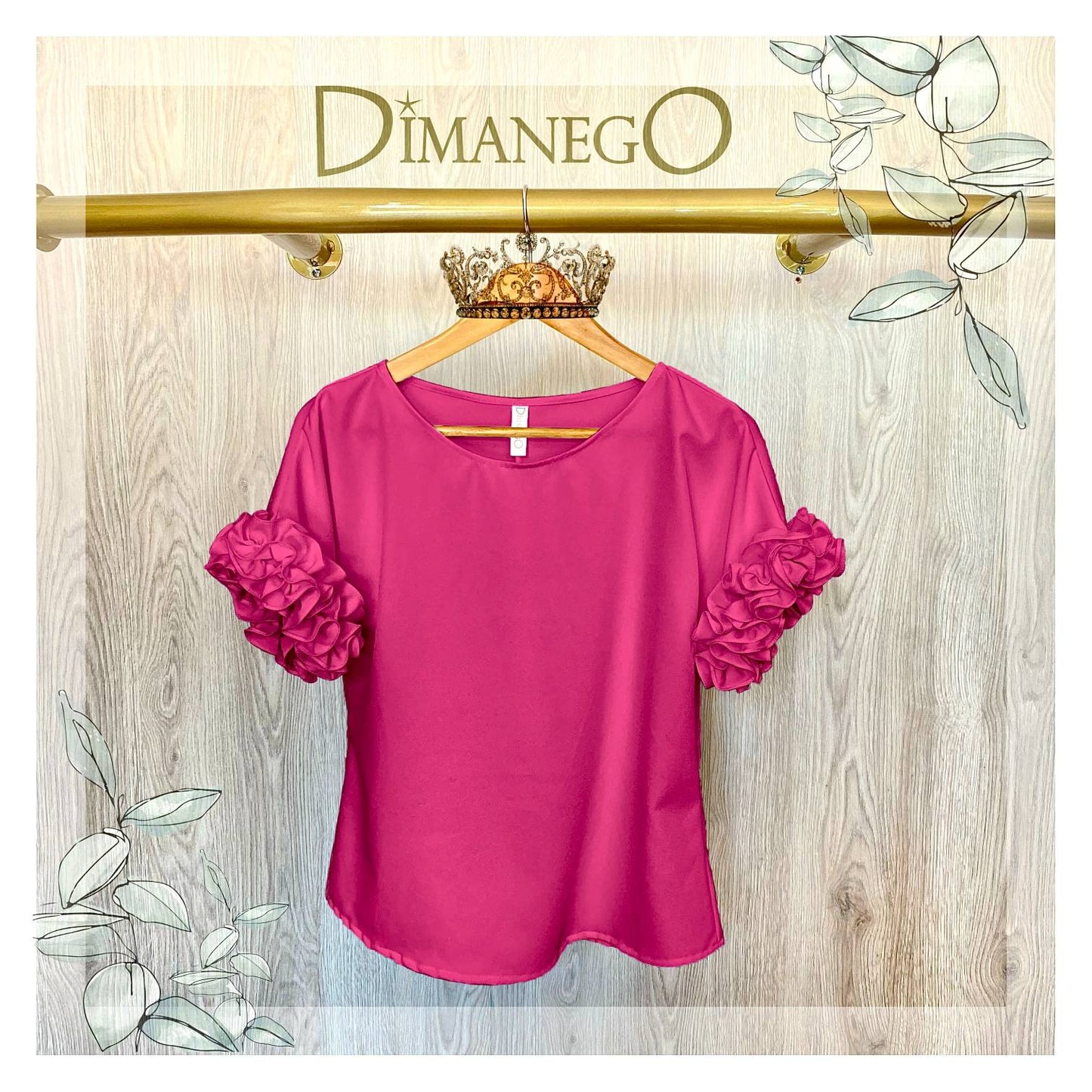 BLUSA AMELIA Outlet Fucsia