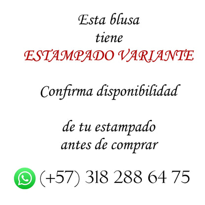 BLUSA ALICE BARDOT Print