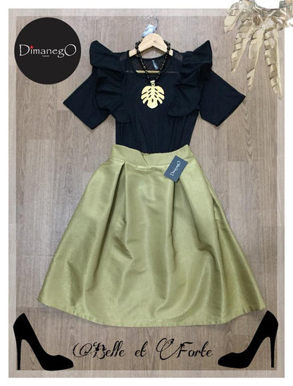 FALDA BELLADONA CORTA