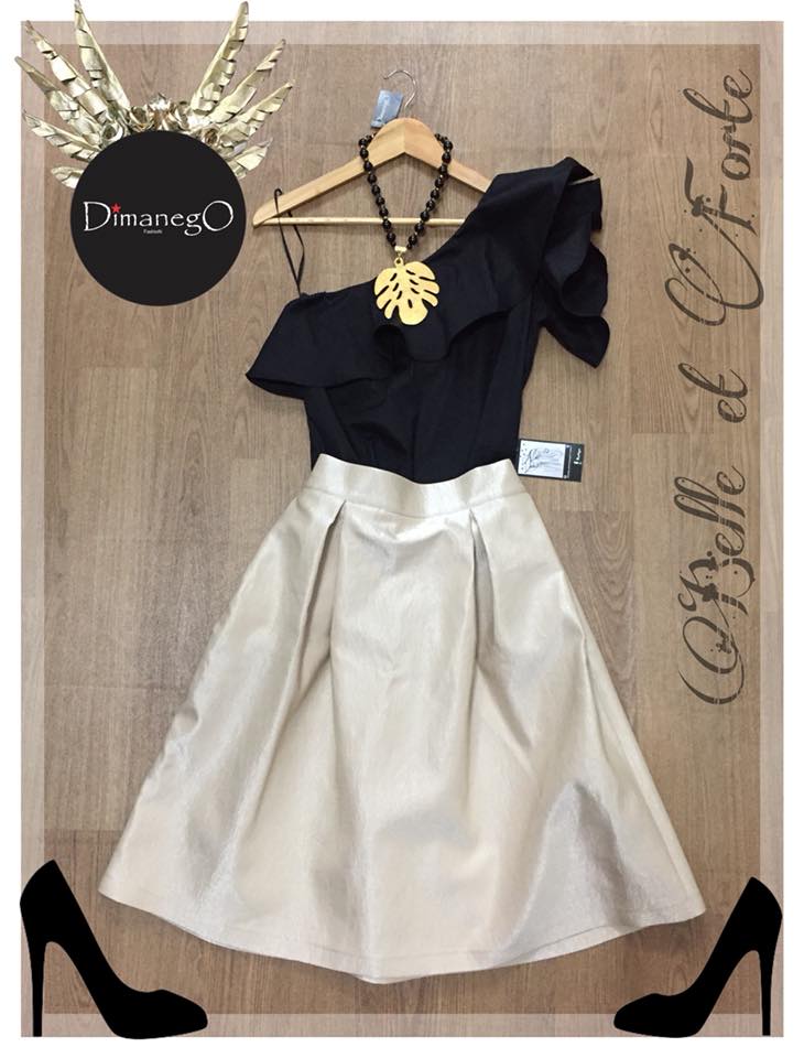 FALDA BELLADONA CORTA