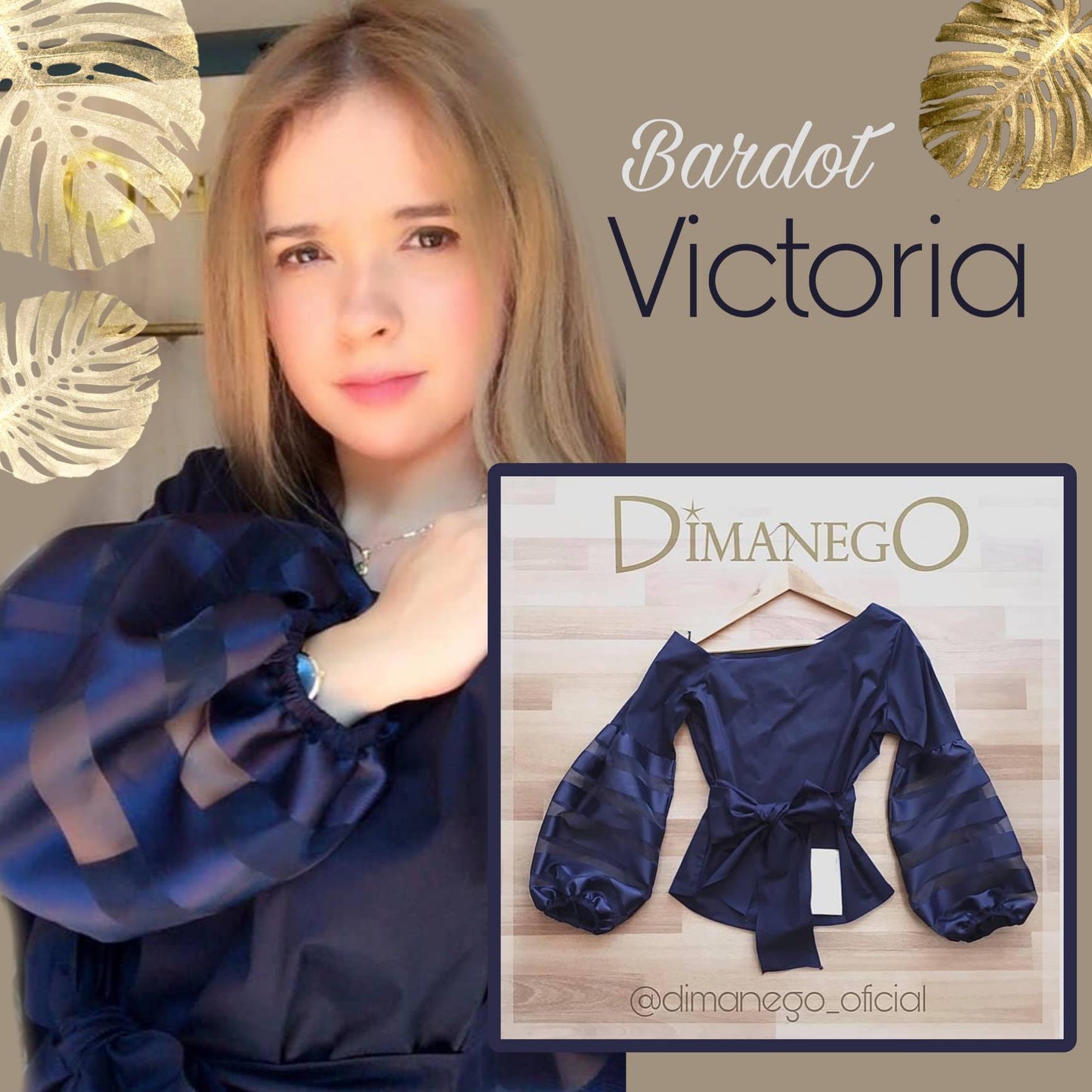 BLUSA BARDOT VICTORIA