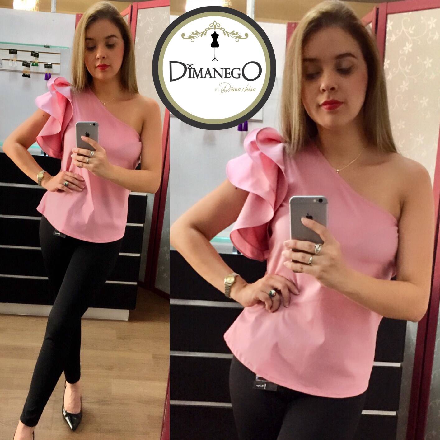 BLUSA BIANCA Popelina