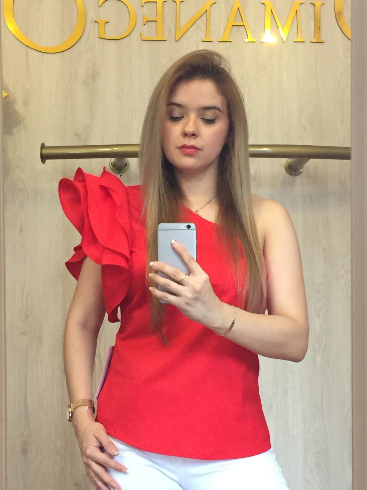 BLUSA BIANCA Popelina