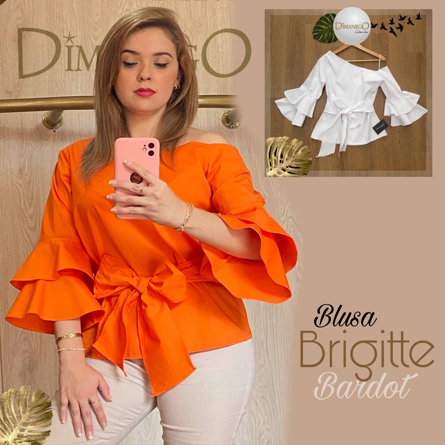 BLUSA BRIGITTE Bardot