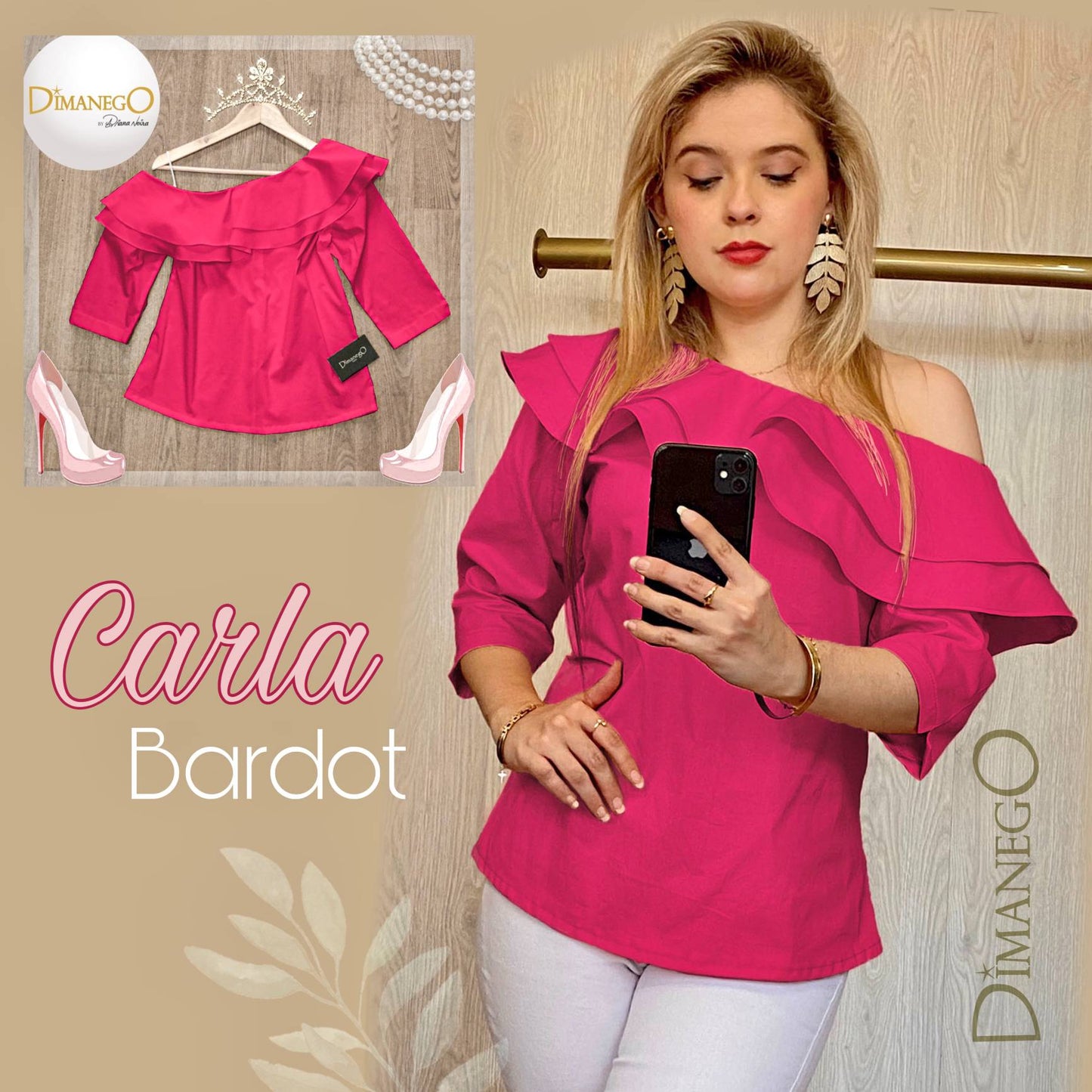 BLUSA CARLA BARDOT