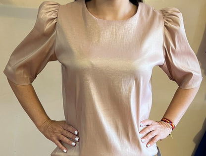 BLUSA DOLL SHINY Tafeta