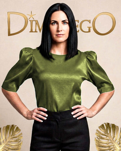 BLUSA DOLL SHINY Tafeta