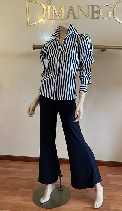 PANTALÓN BOTA ANCHA Lycra Acetato fino