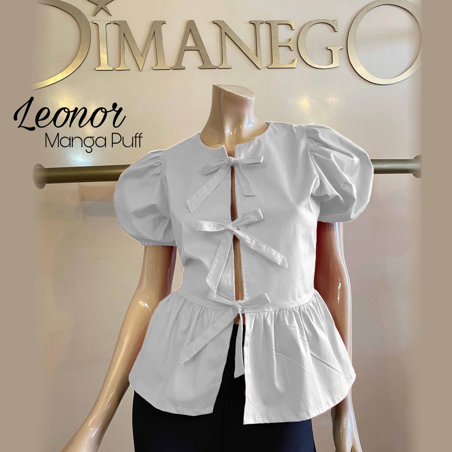 BLUSA LEONOR Manga Puff
