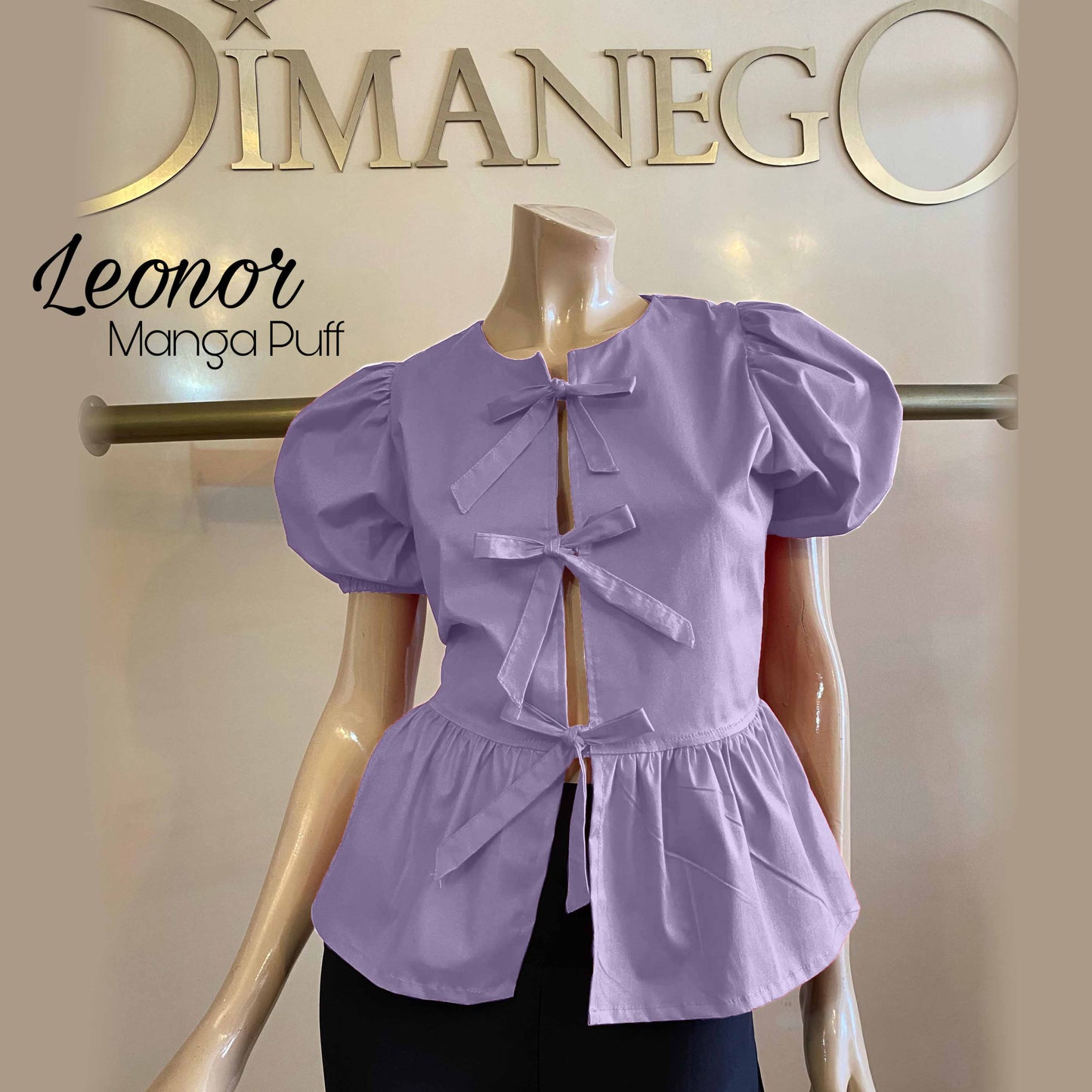BLUSA LEONOR Manga Puff