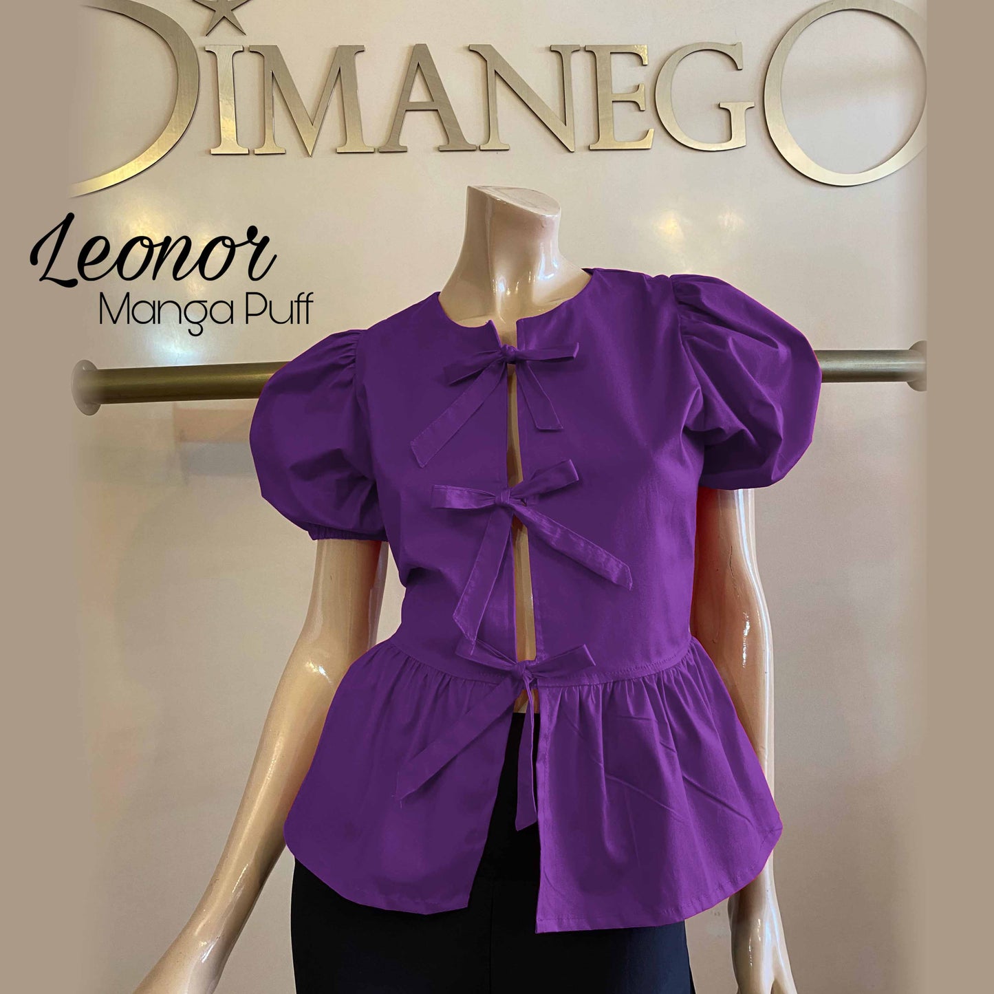 BLUSA LEONOR Manga Puff