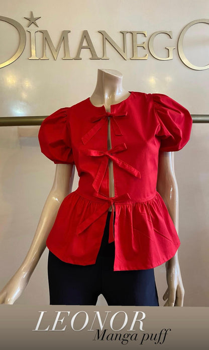 BLUSA LEONOR Manga Puff