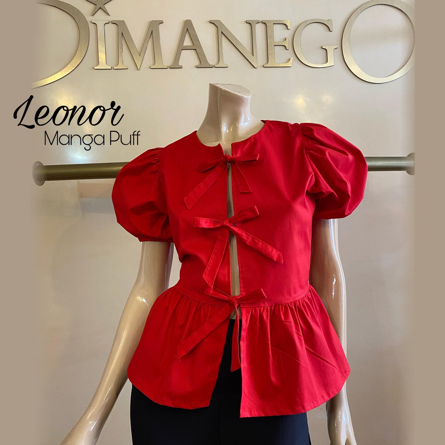 BLUSA LEONOR Manga Puff