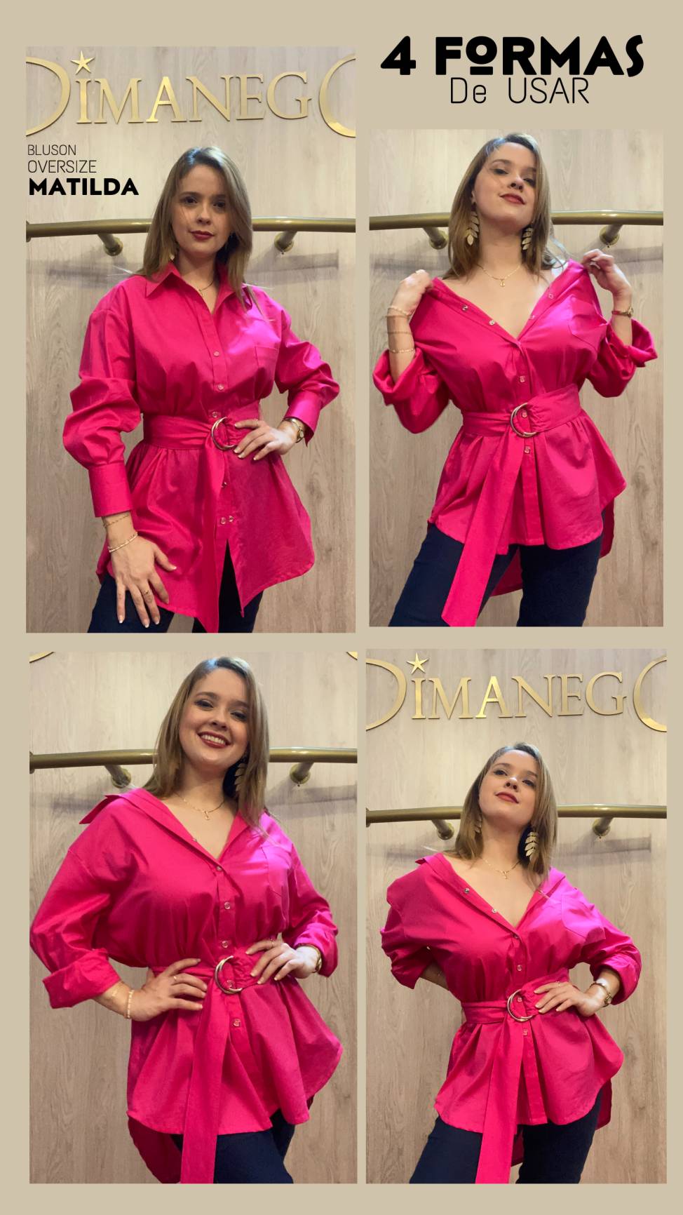 BLUSA MATILDA Oversize