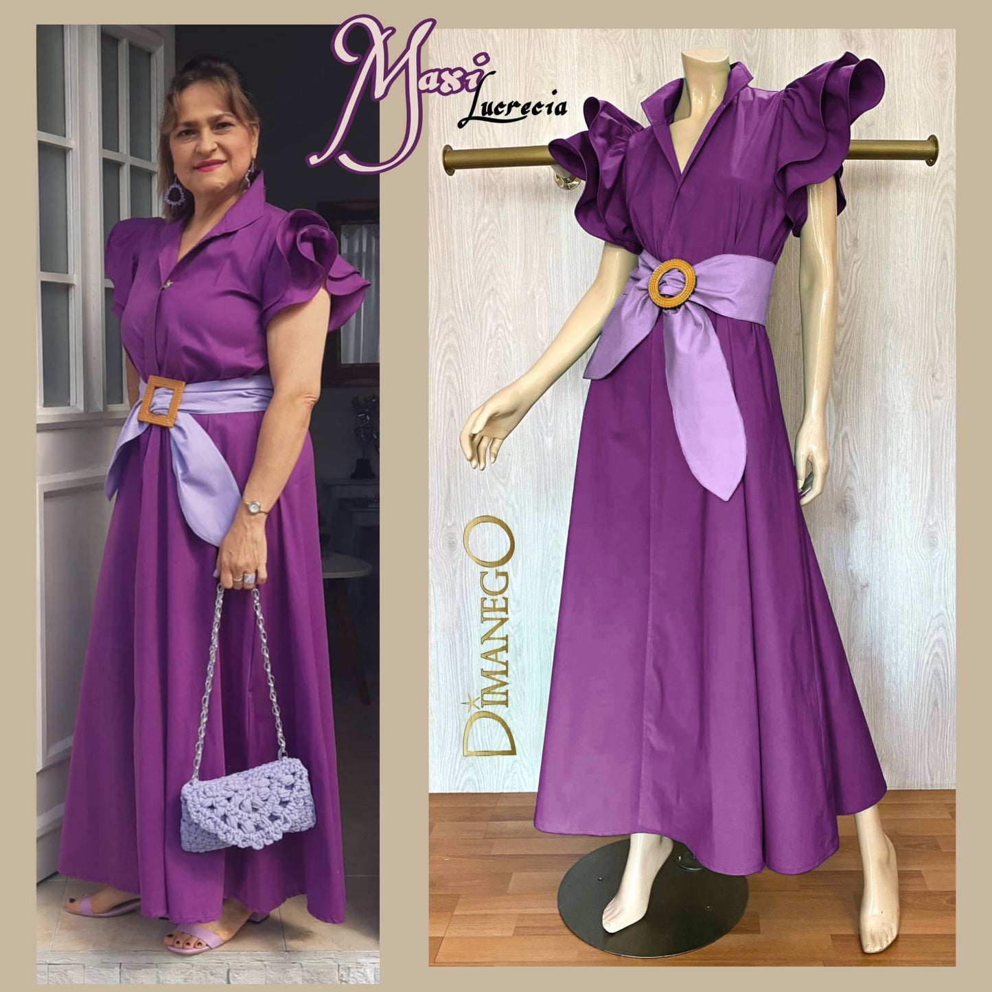 VESTIDO MAXI LUCRECIA