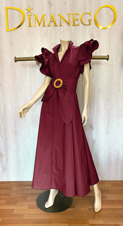 VESTIDO MAXI LUCRECIA