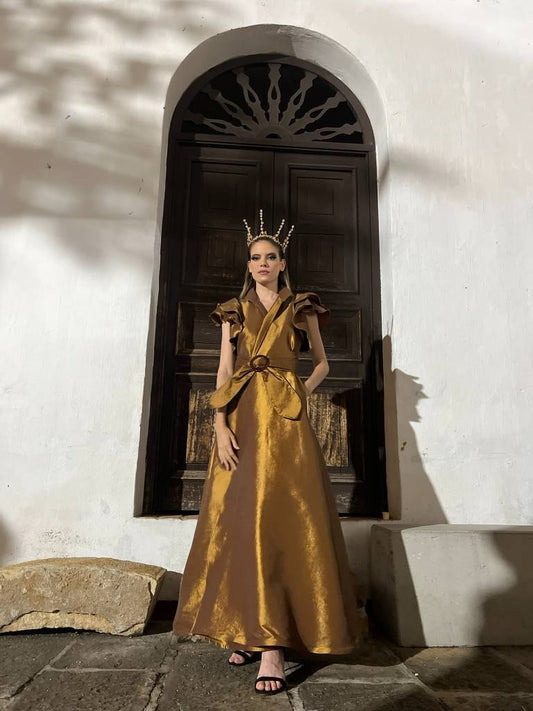 VESTIDO MAXI LUCRECIA