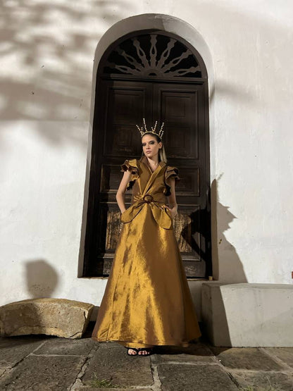 VESTIDO MAXI LUCRECIA