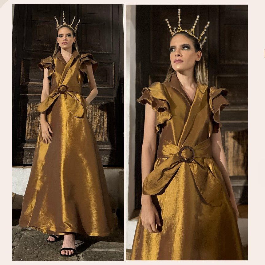 VESTIDO MAXI LUCRECIA