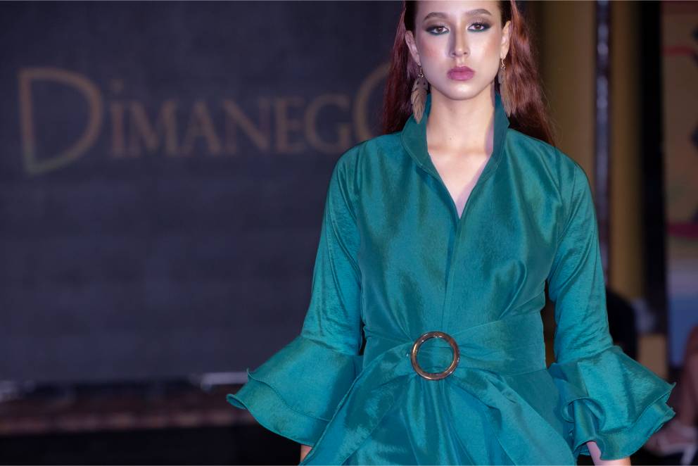 VESTIDO NICOLLE Tafeta