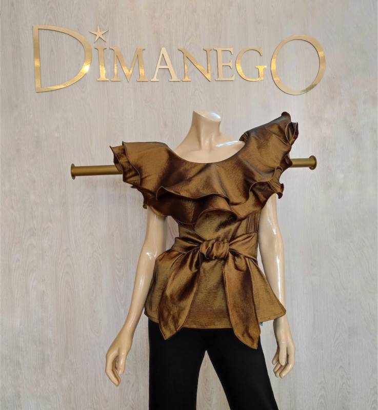 BLUSA OLIMPIA Tafeta