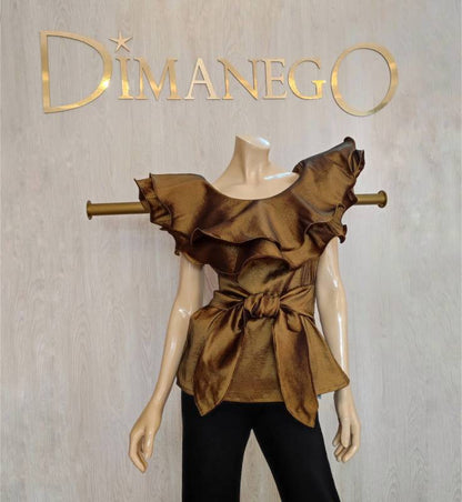 BLUSA OLIMPIA Tafeta