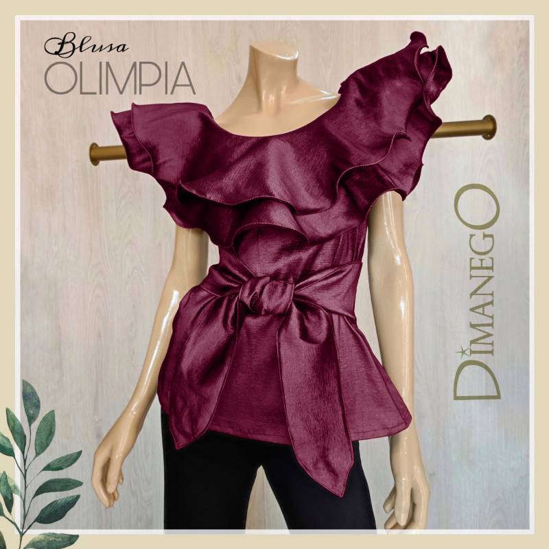 BLUSA OLIMPIA Tafeta