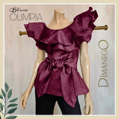 BLUSA OLIMPIA Tafeta