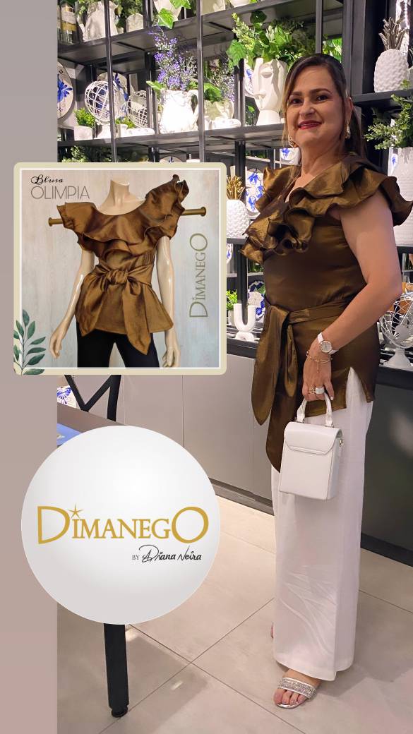 BLUSA OLIMPIA Tafeta