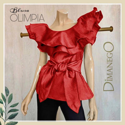 BLUSA OLIMPIA Tafeta