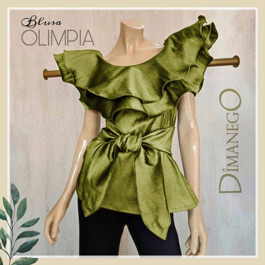 BLUSA OLIMPIA Tafeta