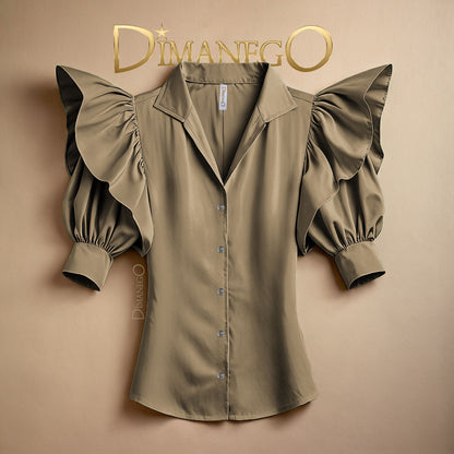 BLUSA QUEEN BEE Popelina