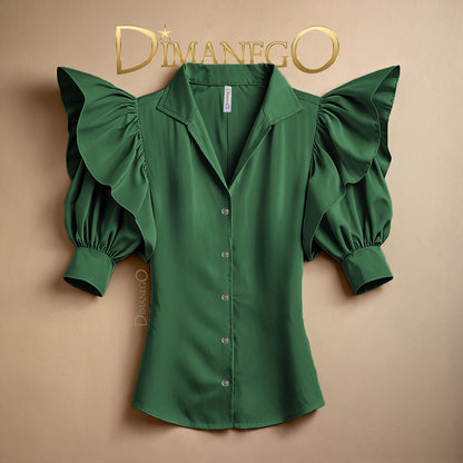 BLUSA QUEEN BEE Popelina