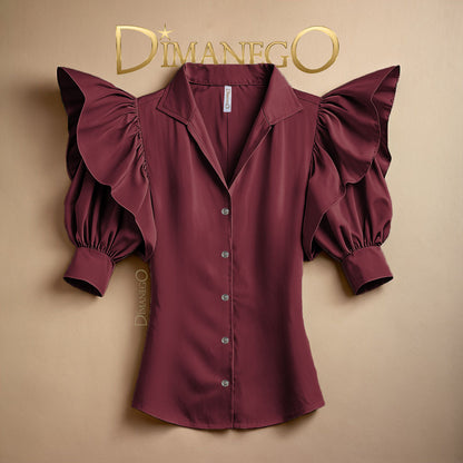 BLUSA QUEEN BEE Popelina