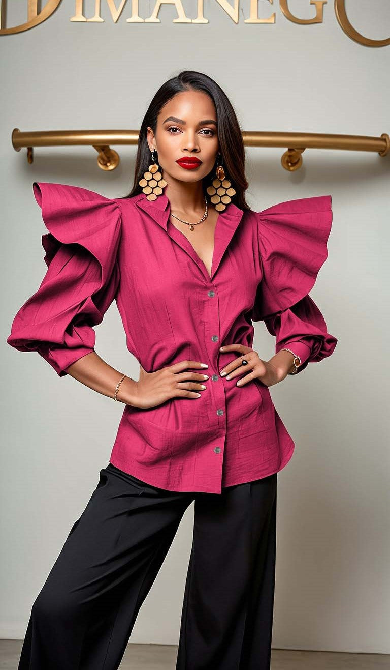 BLUSA QUEEN BEE Popelina