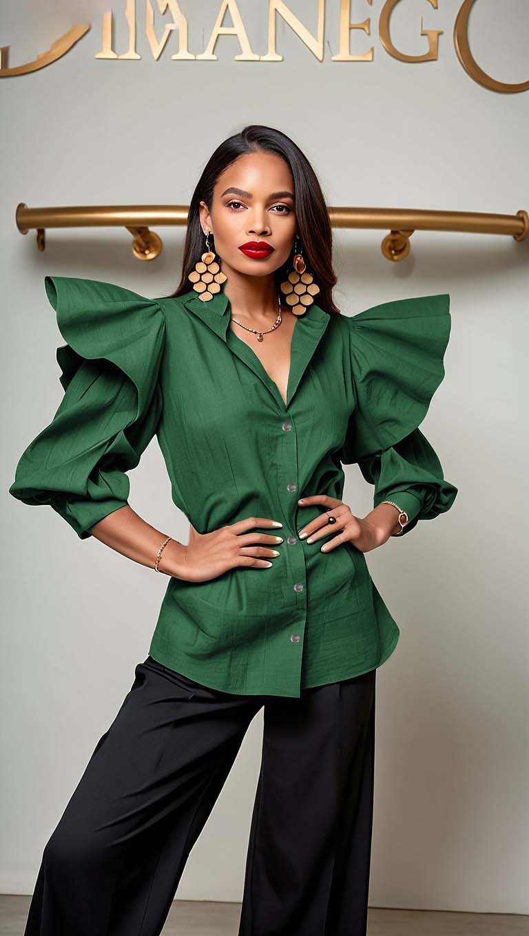 BLUSA QUEEN BEE Popelina