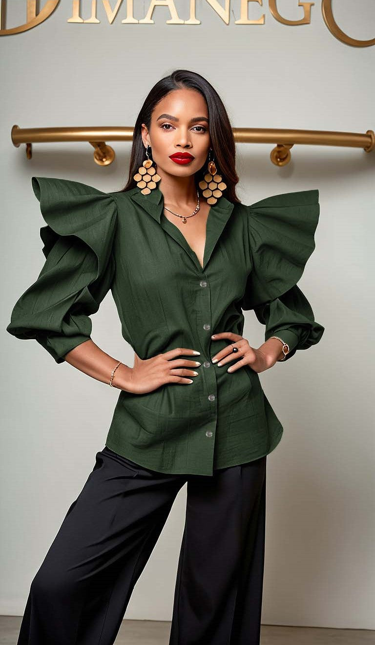 BLUSA QUEEN BEE Popelina