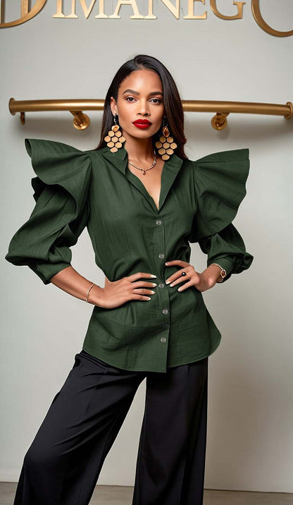 BLUSA QUEEN BEE Popelina