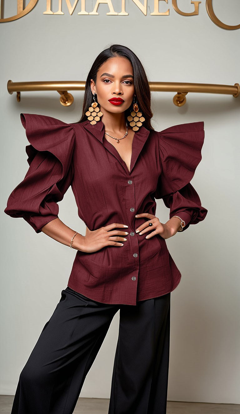 BLUSA QUEEN BEE Popelina