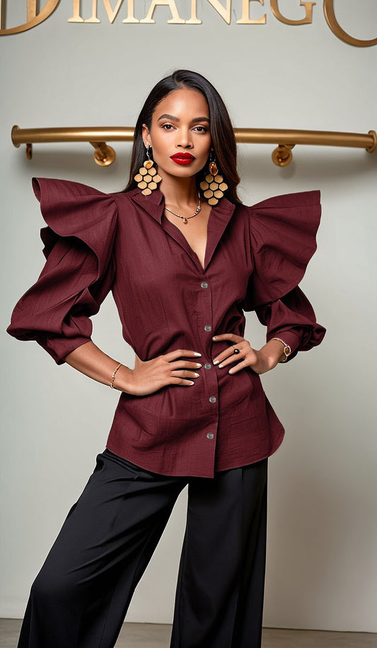 BLUSA QUEEN BEE Popelina