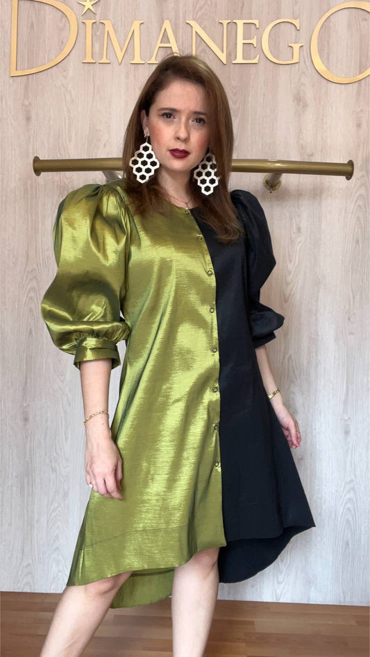 VESTIDO THALIA Tafeta