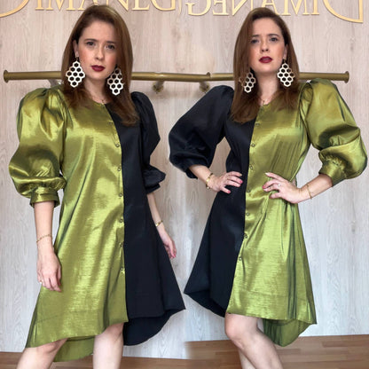 VESTIDO THALIA Tafeta