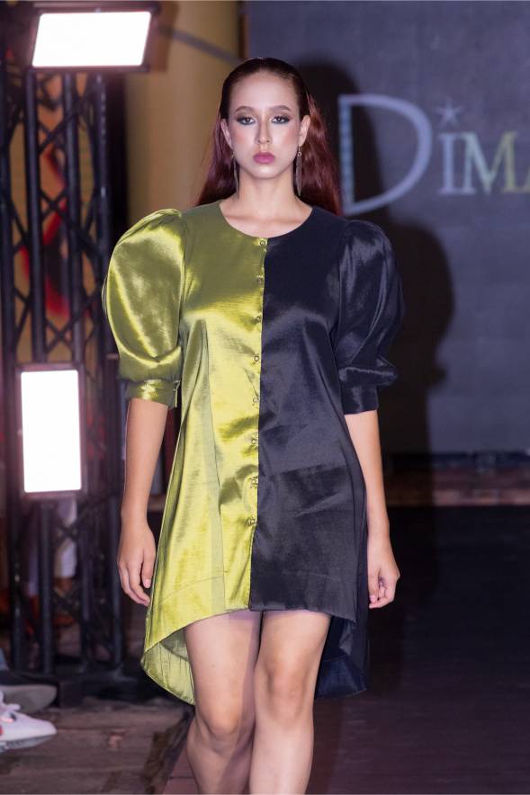 VESTIDO THALIA Tafeta