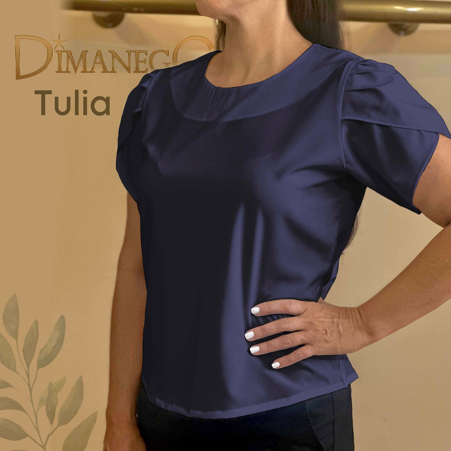 BLUSA TULIA Seda