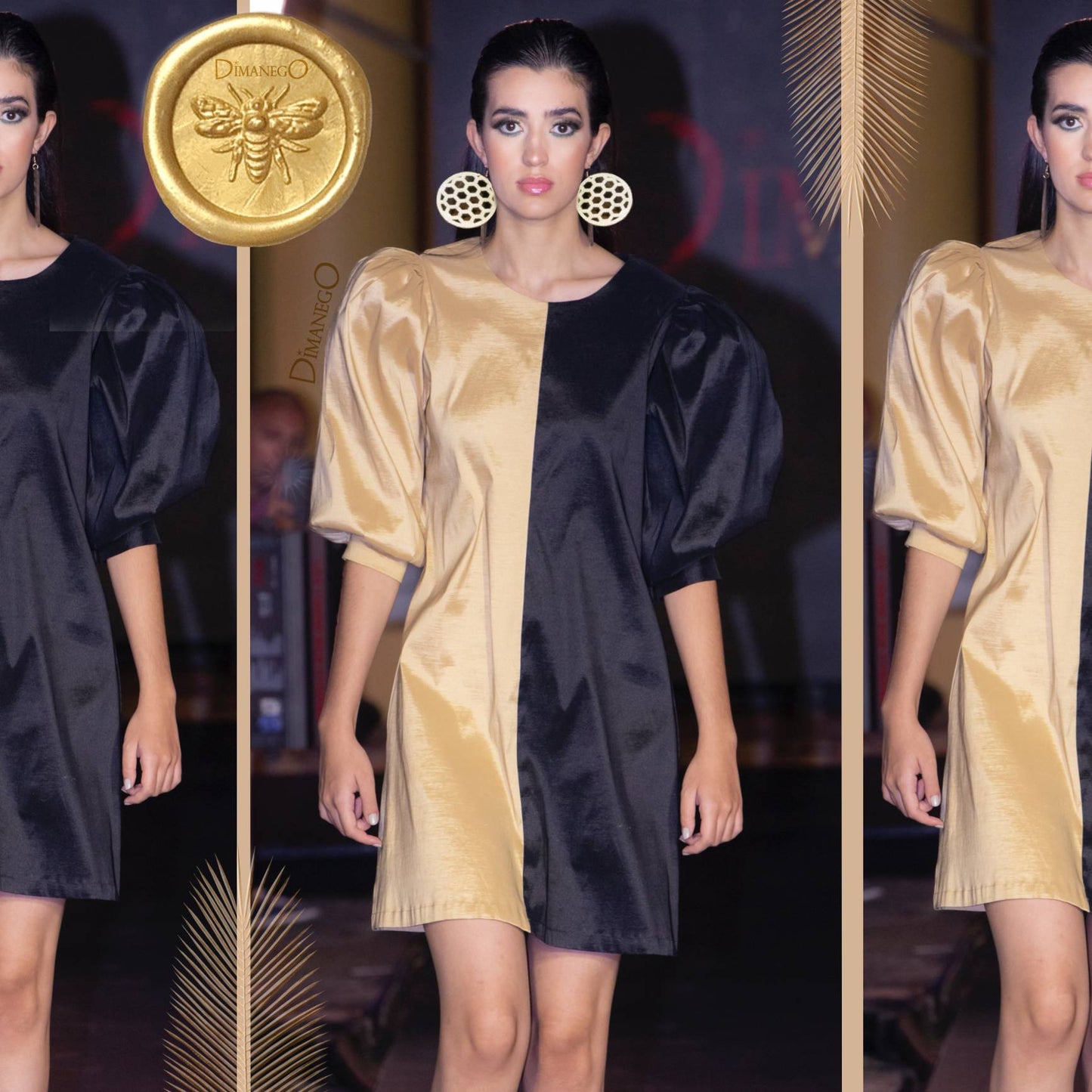 VESTIDO VICKY Tafeta