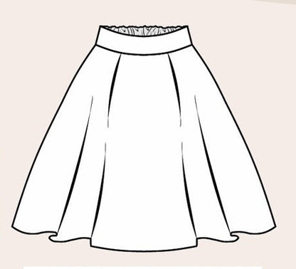 FALDA BELLADONA CORTA