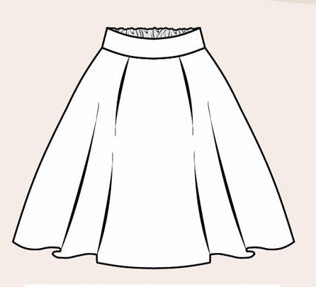 FALDA BELLADONA CORTA