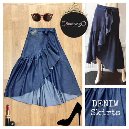 FALDA GABI LARGA JEAN