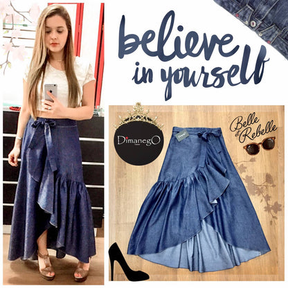 FALDA GABI LARGA JEAN