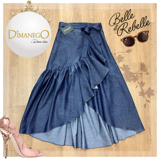 FALDA GABI LARGA JEAN